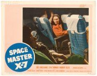 6x677 SPACE MASTER X-7 LC #7 '58 pretty Lyn Thomas looks like she'd rather be somewhere else!