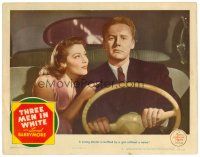 6x722 THREE MEN IN WHITE LC #3 '44 Van Johnson is baffled by sexiest young Ava Gardner!