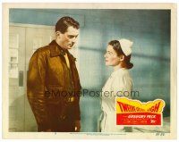 6x735 TWELVE O'CLOCK HIGH LC #2 '50 Gregory Peck tells nurse to take special care of wounded flyer!