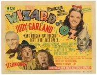 6x162 WIZARD OF OZ TC R49 Judy Garland & top stars, different from original 1939 title card!