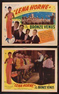 6x003 BRONZE VENUS 8 LCs R40s The Duke is Tops, great images of beautiful Lena Horne!