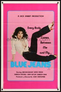 6y102 BLUE JEANS 1sh '82 Calvin Klein sex parody, Brooke Bennett!