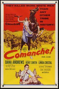 6y165 COMANCHE int'l 1sh R60s Dana Andrews, Linda Cristal, they killed more white men than any other