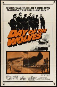 6y194 DAY OF THE WOLVES 1sh '73 Richard Egan, Martha Hyer, action images!