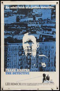 6y214 DETECTIVE 1sh '68 Frank Sinatra as gritty New York City cop, an adult look at police!