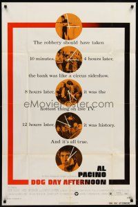 6y228 DOG DAY AFTERNOON style A 1sh '75 Al Pacino, Sidney Lumet bank robbery crime classic!