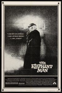 6y254 ELEPHANT MAN 1sh '80 John Hurt is not an animal, David Lynch, Anthony Hopkins!