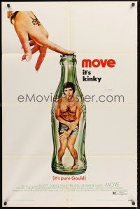 6y591 MOVE 1sh '70 best Elliott Gould in Coke bottle art, it's got a lot to give & it's kinky!