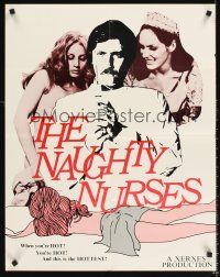 6y606 NAUGHTY NURSES 1sh '70s hospital sex, When you're HOT! You're HOT!