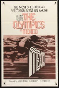 6y640 OLYMPICS IN MEXICO 1sh '69 Olimpiada en Mexico, Alberto Isaac, cool hurdle racing imagine!