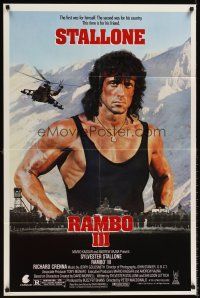 6y712 RAMBO III 1sh '88 Sylvester Stallone returns as John Rambo!
