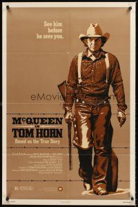 6y903 TOM HORN 1sh '80 they couldn't bring enough men to bring Steve McQueen down!