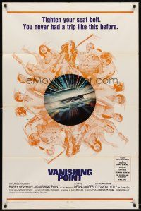 6y943 VANISHING POINT int'l 1sh '71 car chase cult classic, you never had a trip like this before!