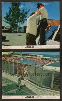 6z989 LADY IN CEMENT 2 color 8x10 stills '68 detective Frank Sinatra in Miami!