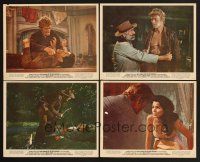6z961 RIDE BEYOND VENGEANCE 4 color 8x10 stills '66 cowboy Chuck Connors in western action!