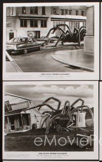 6z397 GIANT SPIDER INVASION 5 8x10 stills '75 great images of the really big bug terrorizing city!