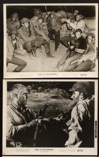 6z026 HELL IS FOR HEROES 18 8x10 stills '62 Steve McQueen, Bob Newhart, Fess Parker, Bobby Darin