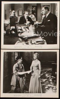 6z515 LOVE HAPPY 3 8x10 stills '49 cool image of Groucho Marx w/suitcase full of guns!