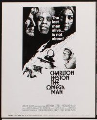6z468 OMEGA MAN 4 8x10 stills '71 Charlton Heston, Rosalind Cash, includes poster image!