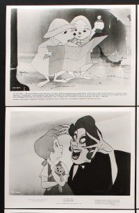 6z174 RESCUERS 11 style A 8x10 stills R89 Disney mouse mystery adventure cartoon from Devil's Bayou!