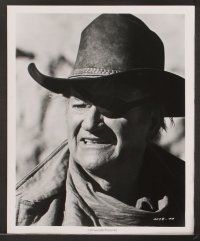 6z333 ROOSTER COGBURN 7 8x10 stills '75 John Wayne with eyepatch & Katharine Hepburn!