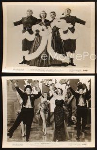 6z539 WHITE CHRISTMAS 3 8x10 stills '54 Bing Crosby, Danny Kaye, Rosemary Clooney, Vera-Ellen
