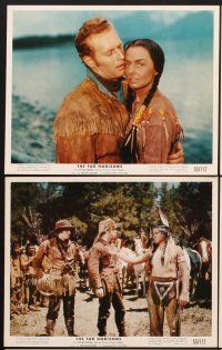 6z616 FAR HORIZONS 10 color 8x10 stills '55 Charlton Heston & MacMurray as Lewis & Clark, Donna Reed