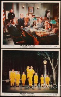 6z962 SEVEN LITTLE FOYS 4 color 8x10 stills '55 Bob Hope performing w/kids in wacky outfits!