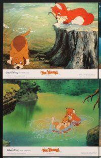 6z783 FOX & THE HOUND 8 color English FOH LCs '81 Disney, they were supposed to be enemies!