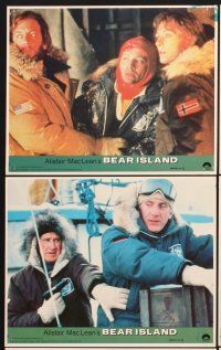 6z647 BEAR ISLAND 8 8x10 mini LCs '80 Donald Sutherland & Vanessa Redgrave, Alistair MacLean
