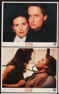 6z671 DISCLOSURE 8 8x10 mini LCs '94 Michael Douglas, sexy Demi Moore, directed by Barry Levinson