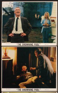 6z576 DROWNING POOL 23 8x10 mini LCs '75 Paul Newman as private eye Lew Harper, Joanne Woodward!