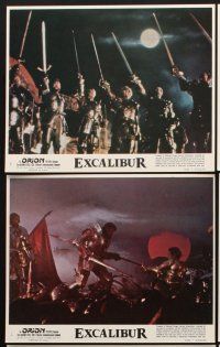 6z722 EXCALIBUR 8 8x10 mini LCs '81 Nigel Terry as Arthur, directed by John Boorman!