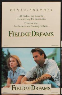 6z631 FIELD OF DREAMS 9 8x10 mini LCs '89 Costner baseball classic, if you build it, they will come!