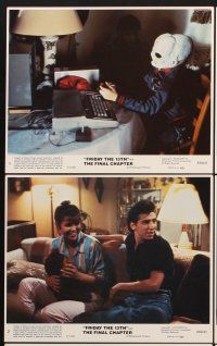 6z789 FRIDAY THE 13th - THE FINAL CHAPTER 8 8x10 mini LCs '84 slasher sequel, young Corey Feldman!