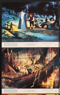 6z829 LORD OF THE RINGS 8 8x10 mini LCs '78 Ralph Bakshi cartoon from classic J.R.R. Tolkien novel!