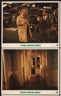 6z858 OTHER PEOPLE'S MONEY 8 8x10 mini LCs '91 Danny DeVito, Gregory Peck, Penelope Ann Miller