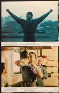 6z916 ROCKY 7 8x10 mini LCs '77 Sylvester Stallone, Carl Weathers, Burgess Meredith, boxing classic!
