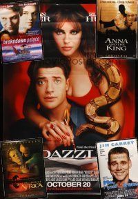 7a048 LOT OF 13 UNFOLDED DOUBLE-SIDED BUS STOP POSTERS '93-00 Bedazzled, Anna & the King + more!