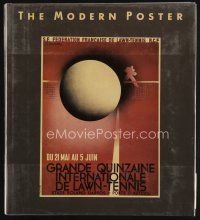 7a217 MODERN POSTER first edition hardcover book '88 full-color international advertising images!