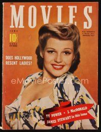 7a156 MODERN MOVIES magazine June 1941 sexiest Rita Hayworth starring in Affectionately Yours!