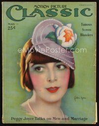 7a146 MOTION PICTURE CLASSIC magazine May 1926 great artwork of Colleen Moore by Don Reed!