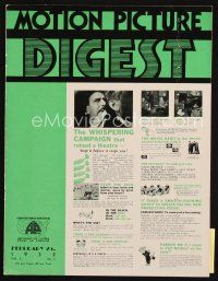 7a075 MOTION PICTURE DIGEST exhibitor magazine February 25, 1932 Boris Karloff in Behind the Mask!