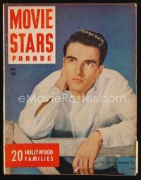 7a170 MOVIE STARS PARADE magazine July 1949 portrait of Montgomery Clift by Howell Conant!
