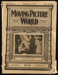7a067 MOVING PICTURE WORLD exhibitor magazine September 11, 1915 Mary Pickford in Esmerelda!