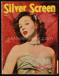 7a126 SILVER SCREEN magazine May 1947 portrait of sexy Susan Hayward starring in Smash-Up!