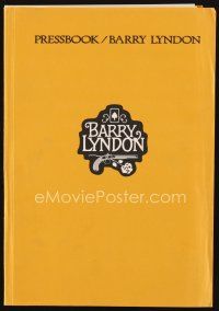 7a389 BARRY LYNDON pressbook '75 Stanley Kubrick, Ryan O'Neal, historical romantic war melodrama!