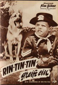 7a238 CHALLENGE OF RIN TIN TIN German program '59 great images of German Shepherd hero Rin Tin Tin!