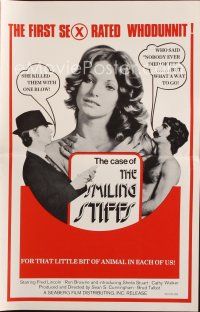 7a479 CASE OF THE FULL MOON MURDERS pressbook R74 seX rated whodunnit, Case of the Smiling Stiffs!