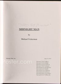 7a294 DEAD BY MIDNIGHT revised draft TV script June 19, 1997, working title Midnight Man!